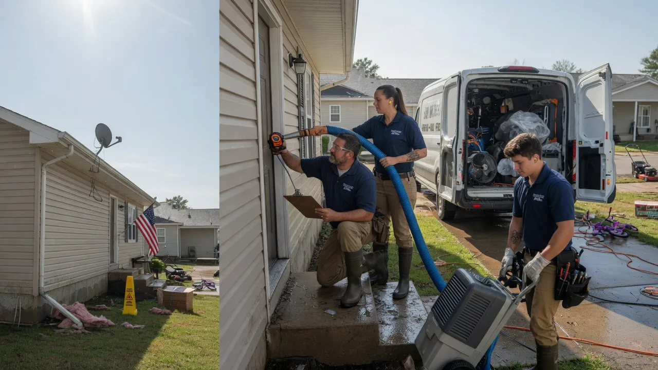 Ceiling Water Damage Restoration in Seymour, IN near me